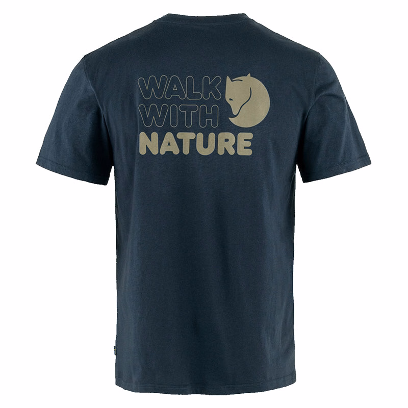Herr T-shirt Walk With Nature