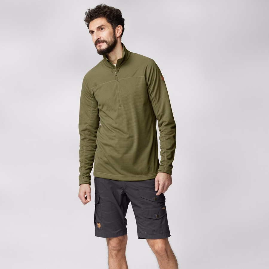 Herr Abisko Lite Fleece Halv Zip